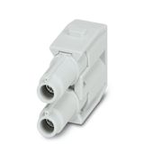 Module insert for industrial connector, Series: ModuPlug, Axial screw 