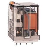 Allen-Bradley, 700-HB General Purpose Blade Base Relay, 15 Amp Contact, DPDT, 120V 50/60Hz, Pilot Light