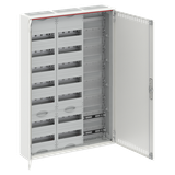 CA37VML ComfortLine Compact distribution board, Surface mounting, 168 SU, Isolated (Class II), IP30, Field Width: 3, Rows: 7, 1100 mm x 800 mm x 160 mm