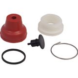 Harmony XAC, Push button head, plastic, black, booted, operating travel 16 mm, -40…+ 70 °C