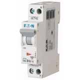 Miniature circuit breaker (MCB), 16 A, 1p+N, characteristic: C