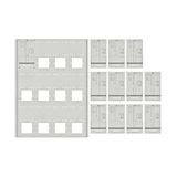 Set Meter box insert 3-rows, 12 meter boards/27Modul heights