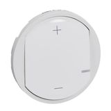 Céliane hubcap for universal 2-wire dimmer without Neutral - white finish