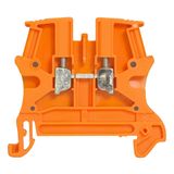 Terminal block Viking 3 - screw - 1 connect - 1 entry/1 outlet - pitch 6 -orange