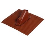 SAT Roof tile with cableentry,45x50cm,Mast:38-60mm, Alu, red