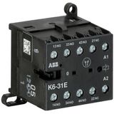 K6-31E-80 Mini Contactor Relay 220-240V 40-450Hz