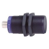 Inductive proximity sensors XS, inductive sensor XS4 M30, L70mm, PPS, Sn15mm, 24...240VAC/DC, 1/2"