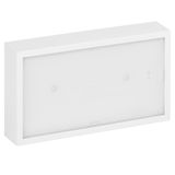 Decorative frame URA ONE - for surface mounting - white
