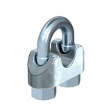 947 10 G  Cable clamp, 10mm, Steel, St, galvanized, DIN EN 12329