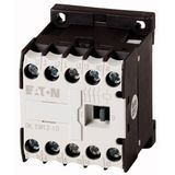 Contactor, 380 V 50 Hz, 440 V 60 Hz, 3 pole, 380 V 400 V, 5.5 kW, Contacts N/O = Normally open= 1 N/O, Screw terminals, AC operation