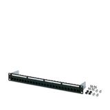 19" patch bay, for 24 inserts
