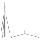 -SET- telescopic air-term. rod w. brace L 6.5 m Al & tripod R 1435 mm 