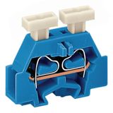 2-conductor terminal block on both sides with push-button suitable for