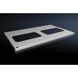 VX Roof plate, WD: 600x400 mm, for cable entry glands