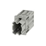 Module insert for industrial connector, Series: ModuPlug, Crimp connec