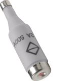 D Fuse-link 13x50mm 500V NDZ 2A tripping characteristic time-lag