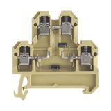 Component terminal block, Screw connection, 4 mm², 380 V, 10 A, 1 N 40