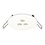 Emergency luminaire DER 3x1W ERT-LED 230V recessed mounting