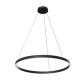 Modern Rim Pendant Lamp Black