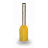 Ferrule Sleeve for 0.25 mm² / AWG 24 insulated yellow