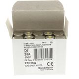 Fuse-link, LV, 6 A, AC 500 V, D1, gR, IEC, fast acting