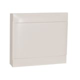 2X18M SURFACE CABINET WHITE DOOR EARTH+XNEUTRAL TERMINAL BLOCK