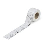 Type labels 70 x 33 mm white