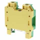 Ground DIN rail terminal block with screw connection for mounting on T XW5T0018E