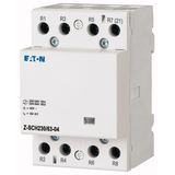Installation contactor, 230VAC/50Hz, 4 N/C, 63A, 3HP