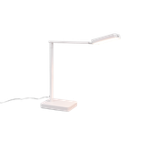 Pavia LED table lamp matt white