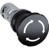 Black E-Stop Twist?40mm CE4T-10B-02