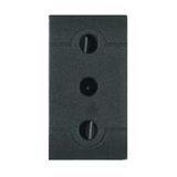 SOCKET ITAL.ST.2P+E 16A ANTHRACITE