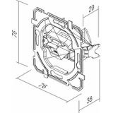 SOCKET CAT5e KS RJ45 8/8 IW XO 3518910