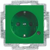 20 EUCBL-13-914 CoverPlates (partly incl. Insert) Busch-balance® SI Green, RAL 6032