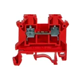 Rail-mounted screw terminal block ZSG1-2.5Nc red