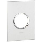 Arteor™ - Plate - American std - round - 2 modules - 2'' x 4'' - White