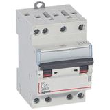 DX³6000 10kA high inlet and low outlet screw circuit breaker 4P 400V~ - 25A - curve C - for optimized HX³ comb