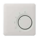 centre plate for room thermostat insert