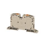 Feed-through terminal block, PUSH IN, 35 mm², 1000 V, 125 A, Number of