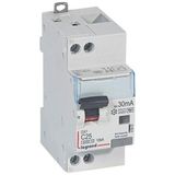 Monoblock differential circuit breaker DX³6000 10kA high inlet and low outlet U+N screw 230V~ - 25A - typeF 30mA