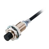 Proximity sensor, inductive, brass-nickel, M12, non-shielded, 10 mm, N E2E 8369A