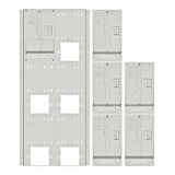 Set Meter box insert 3-rows, 6 meter boards/24 Modul heights