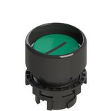 Green protected impulse button with gear E2 1PU2P421L2