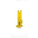 Socket module without ground contact 1-pole yellow