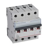 MCB TX³ 6000 - 4P - 400 V~ - 13 A - C curve - prong/fork type supply busbars