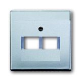 1803-02-83 CoverPlates (partly incl. Insert) future®, Busch-axcent® Aluminium silver