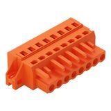 1-conductor female connector CAGE CLAMP® 2.5 mm² orange