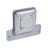 Flush mounting metal socket Green'up Access - locked - IP 55-IK 10 - German std