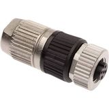 Circular Connector w. Harax M12 L 4 F