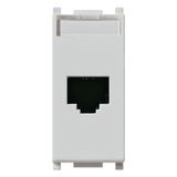 RJ45 Cat5e Netsafe UTP outlet Silver